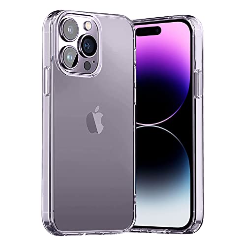 Winble Back Case for iPhone 14 Pro Max Back Case Cover Slim Anti Slip Grip Back Camera Protection Bumper Case Cover for iPhone 14 Pro Max Transparent 0